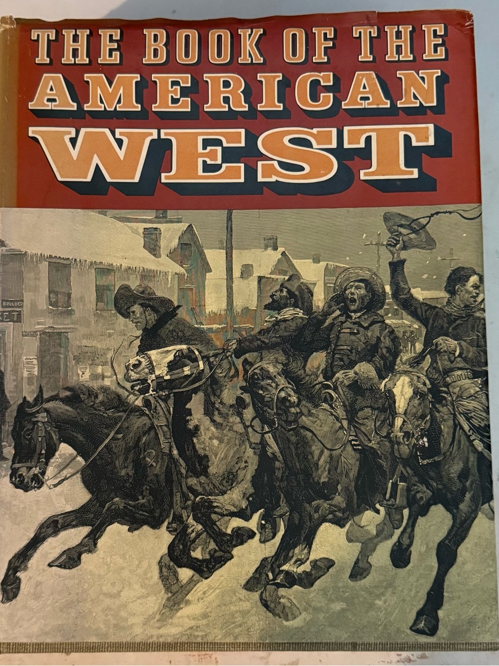 The Book of the American West - Vintage Hardback Book